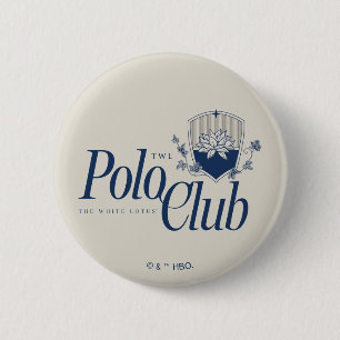 Macaron Rond 5 Cm Le Club White Lotus Polo