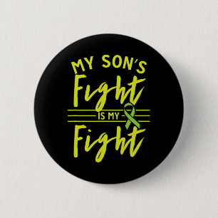 Macaron Rond 5 Cm Le combat de mon fils est ma lutte Conscience des
