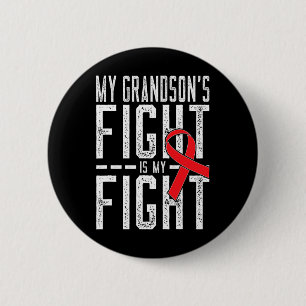Macaron Rond 5 Cm Le combat de mon petit-fils est ma lutte contre le