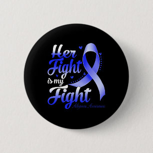 Macaron Rond 5 Cm Le combat est mon combat Alopecia de sensibilisati