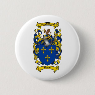 MACARON ROND 5 CM LE CREST BROWN DE FAMILLE - MANTEAU DES BRAS BROWN