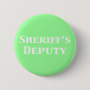 Macaron Rond 5 Cm Le député de shérif cadeaux