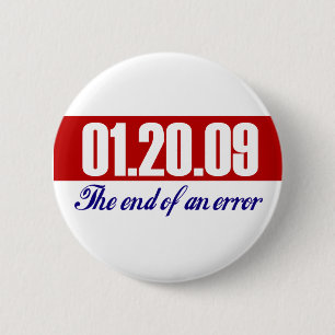 Macaron Rond 5 Cm Le Dernier jour de Bush : Fin d'une erreur.