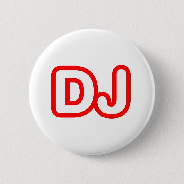 MACARON ROND 5 CM LE DJ (Devant)