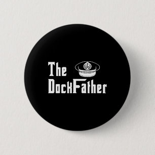 Macaron Rond 5 Cm Le Dock Père Capitaine Du Bateau Papa Founny Fath