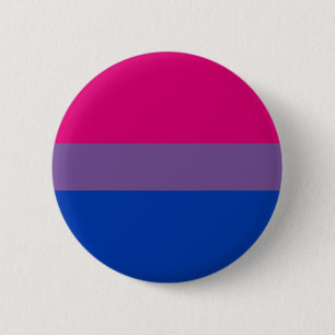 Macaron Rond 5 Cm Le drapeau de Bi vole pour la fierté bisexuelle
