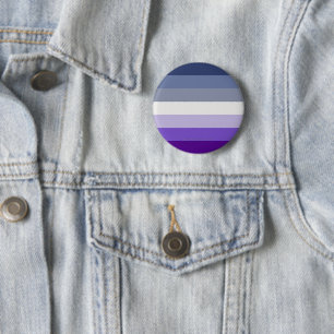 Macaron Rond 5 Cm Le drapeau de la fierté butch lesbienne de Slipper