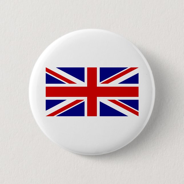 Macaron Rond 5 Cm Le drapeau Union Jack (Devant)