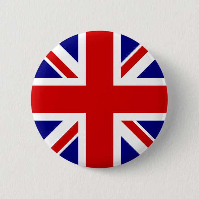 Macaron Rond 5 Cm Le drapeau Union Jack (Devant)