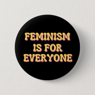 Macaron Rond 5 Cm Le féminisme est pour tous