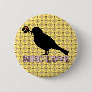 Macaron Rond 5 Cm Le fond d'amour d'oiseau