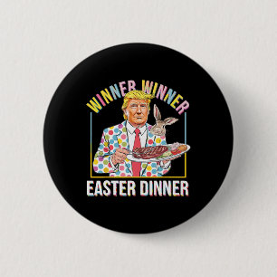 Macaron Rond 5 Cm Le gagnant du dîner de Pâques Le président Trump e