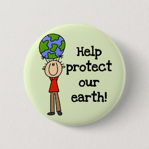 Macaron Rond 5 Cm Le garçon protègent notre T-shirts et cadeaux de