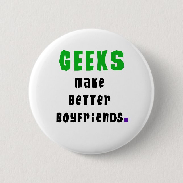 Macaron Rond 5 Cm Le geeks fait de meilleurs amis (Devant)
