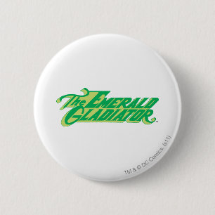 Macaron Rond 5 Cm Le gladiateur vert