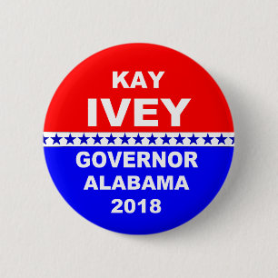 Macaron Rond 5 Cm Le Gouverneur Alabama 2018 de Kay Ivey
