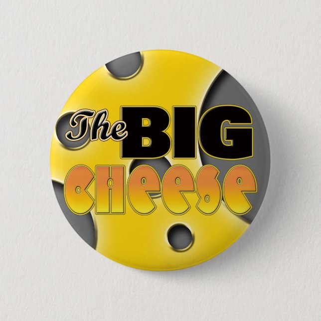 Macaron Rond 5 Cm Le grand fromage (Devant)