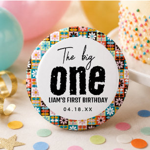 Macaron Rond 5 Cm Le Grand Un 1er Anniversaire