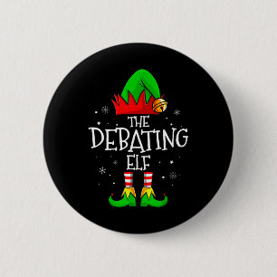 Macaron Rond 5 Cm Le groupe de lutin de débat appariant la famille d