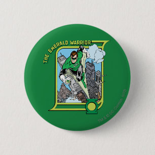 Macaron Rond 5 Cm Le guerrier vert