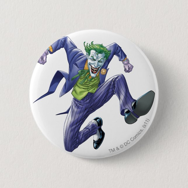 Macaron Rond 5 Cm Le Joker Jumps (Devant)