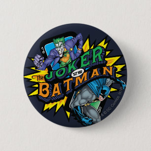 Macaron Rond 5 Cm Le Joker Vs Batman