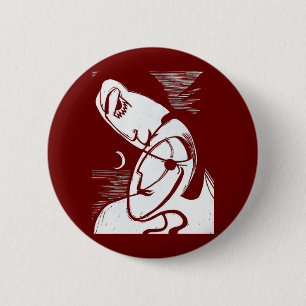 Macaron Rond 5 Cm Le Kiss By Moonlight et Ocean