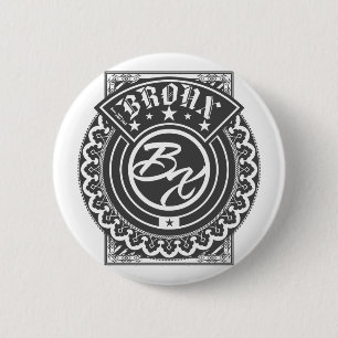 Macaron Rond 5 Cm Le logo de Bronx