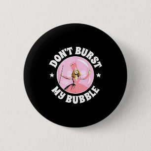 Macaron Rond 5 Cm Le Magicien d'Oz - Ne Crevez Pas Ma Bulle 