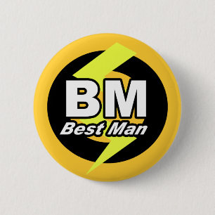 Macaron Rond 5 Cm Le meilleur bouton d'homme