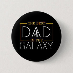 Macaron Rond 5 Cm Le meilleur papa de la Galaxie