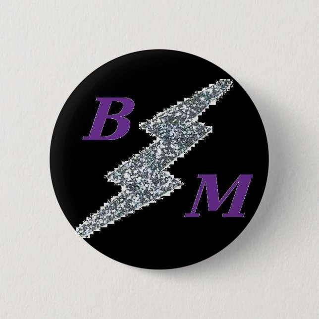 Macaron Rond 5 Cm Le meilleur Pin d'homme (Devant)