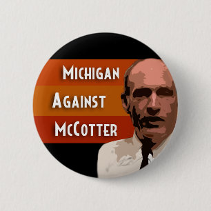 Macaron Rond 5 Cm Le Michigan contre McCotter