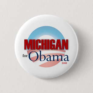 Macaron Rond 5 Cm Le Michigan pour Obama