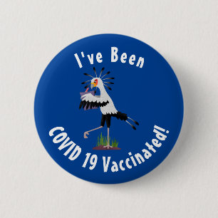 Macaron Rond 5 Cm Le mignon secrétaire oiseau écrire des notes dessi