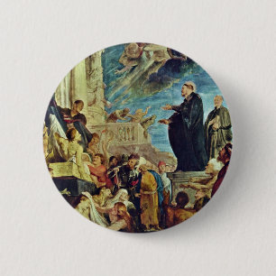 Macaron Rond 5 Cm Le miracle de St Francis Xavier par Rubens Peter