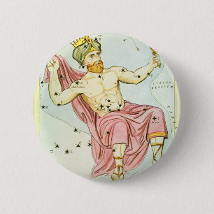 Macaron Rond 5 Cm Le miroir de l'Ukraine, la carte céleste de l'astr
