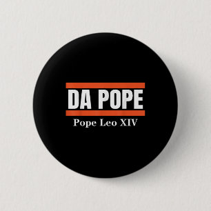 Macaron Rond 5 Cm Le pape de Chicago Leo Xiv Le cardinal Robert Prev