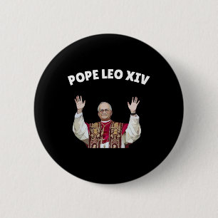 Macaron Rond 5 Cm Le Pape Leo Xiv - Nouveau Pape Léon Xiv