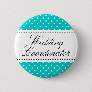 Macaron Rond 5 Cm Le pinback de coordonnateur de mariage boutonne la