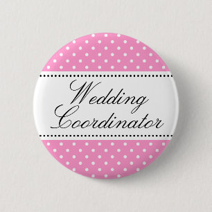 Macaron Rond 5 Cm Le pinback de coordonnateur de mariage boutonne le
