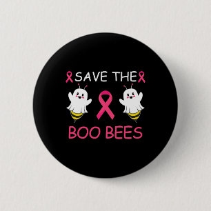 Macaron Rond 5 Cm Le plaisir d'Halloween des Boo Bees pour la sensib