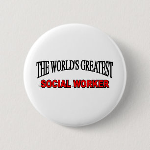 Macaron Rond 5 Cm Le plus grand assistant social du monde