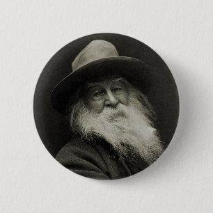 Macaron Rond 5 Cm Le poète riant Walt Whitman de philosophe