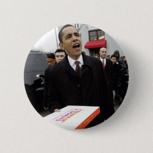 Macaron Rond 5 Cm Le Président Barack Obama boutonne des goupilles
