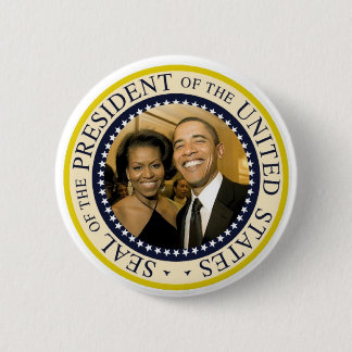 Macaron Rond 5 Cm Le Président Obama Commemorative Button