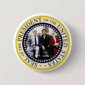 Macaron Rond 5 Cm Le Président Obama Presidential Commemorative