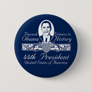 Macaron Rond 5 Cm Le Président Obama Victory Button