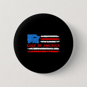 Macaron Rond 5 Cm Le Président Trump 2025 Du Golfe Des États-Unis _5