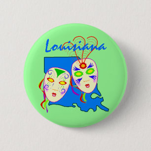 Macaron Rond 5 Cm Le promo boutonne des masques de mardi gras de la